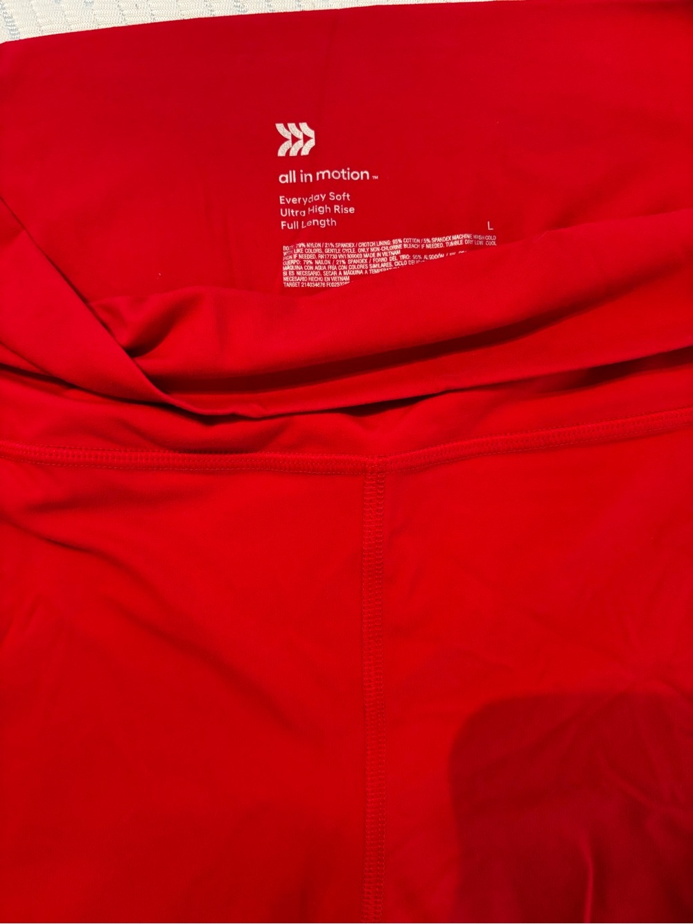 all in motion Bright Red Men's Athletic High-Rise Shorts